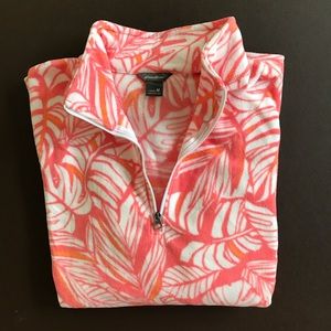 Eddie Bauer fleece 1/4 zip pullover size M
